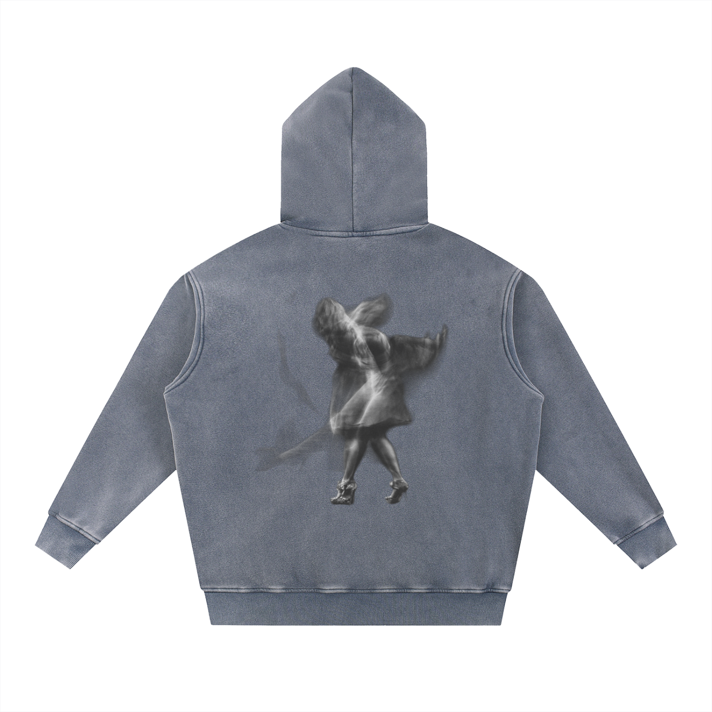 Snow Wash Fleece Oversize Hoodie