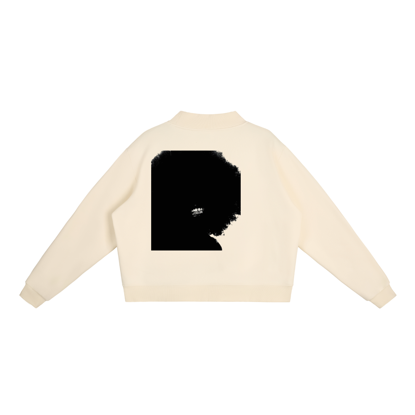 Essential Fleece Mock-Neck Crew Sweatshirt