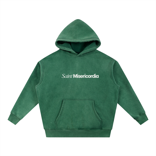 Snow Wash Fleece Oversize Hoodie
