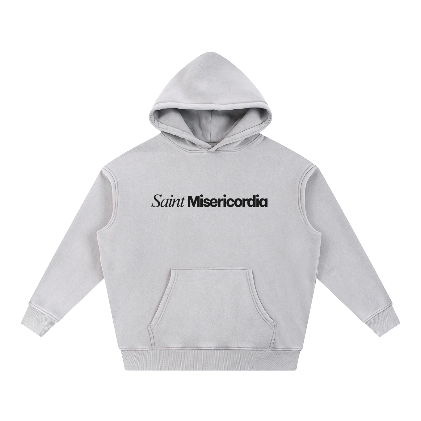 Snow Wash Fleece Oversize Hoodie