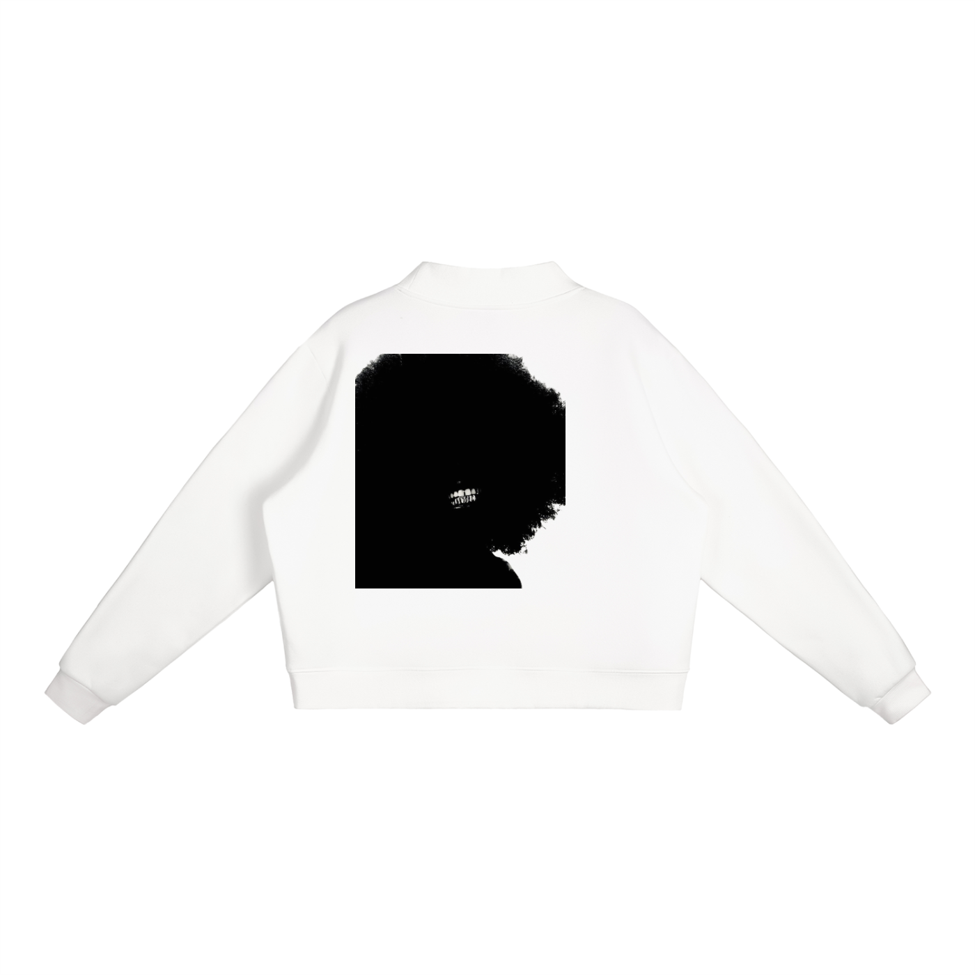 Essential Fleece Mock-Neck Crew Sweatshirt