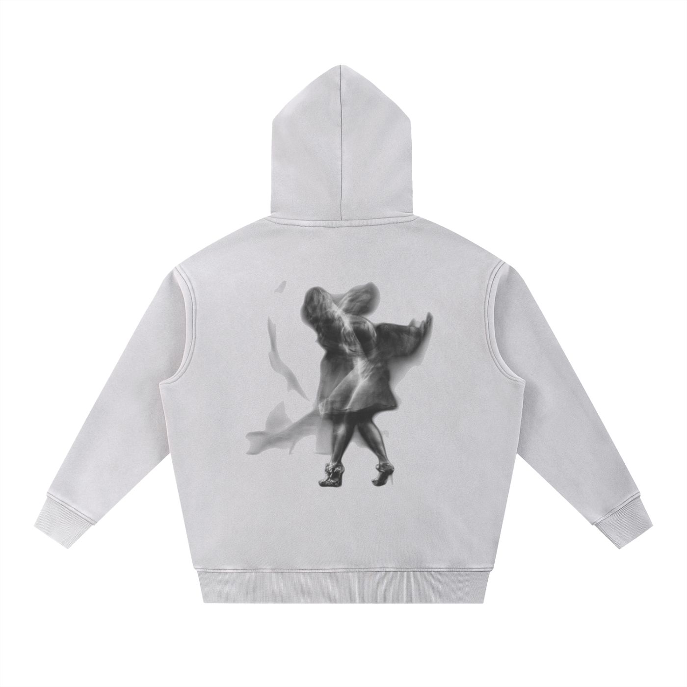 Snow Wash Fleece Oversize Hoodie
