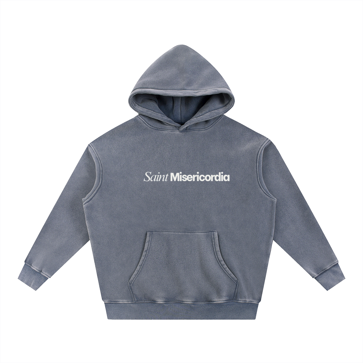 Snow Wash Fleece Oversize Hoodie